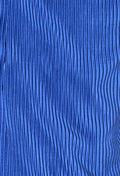 Navy Blue Pleated Interlock | Knit