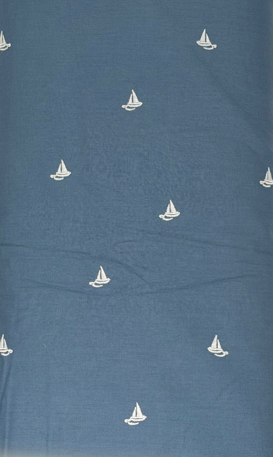 Blue Summer Icon Ember Shirting | Embroidery