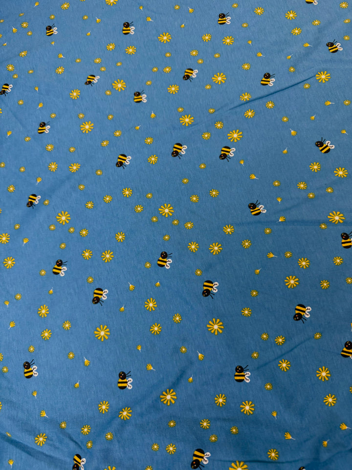 Pops25 | Blue Bee | Jersey Knit
