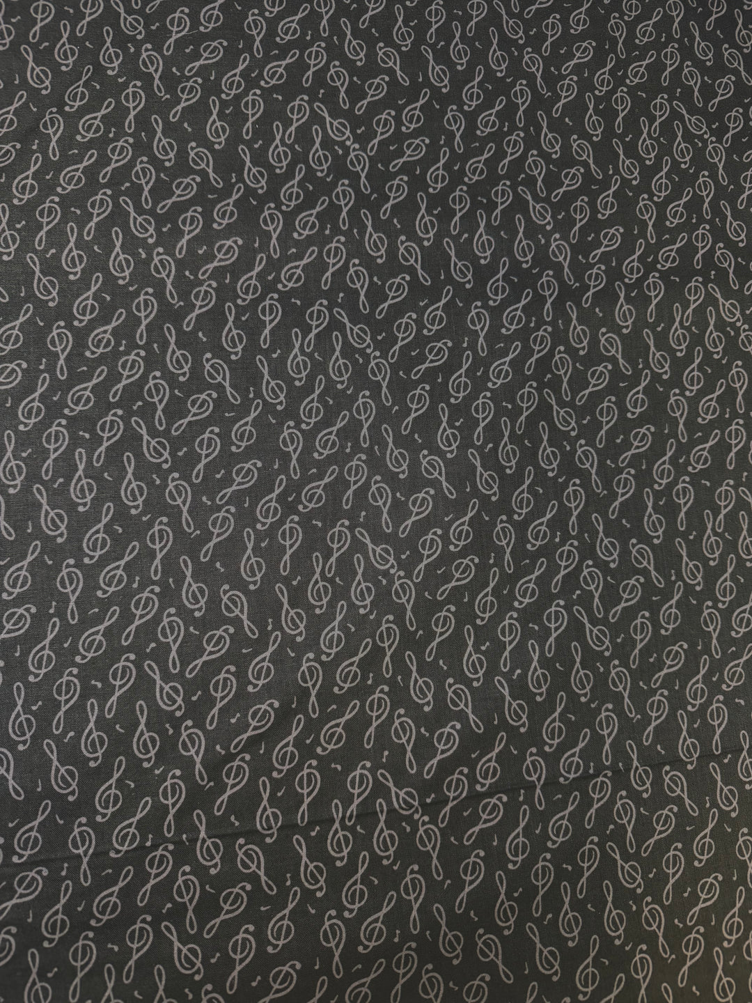 Novelty Prints | Blk Musical Notes