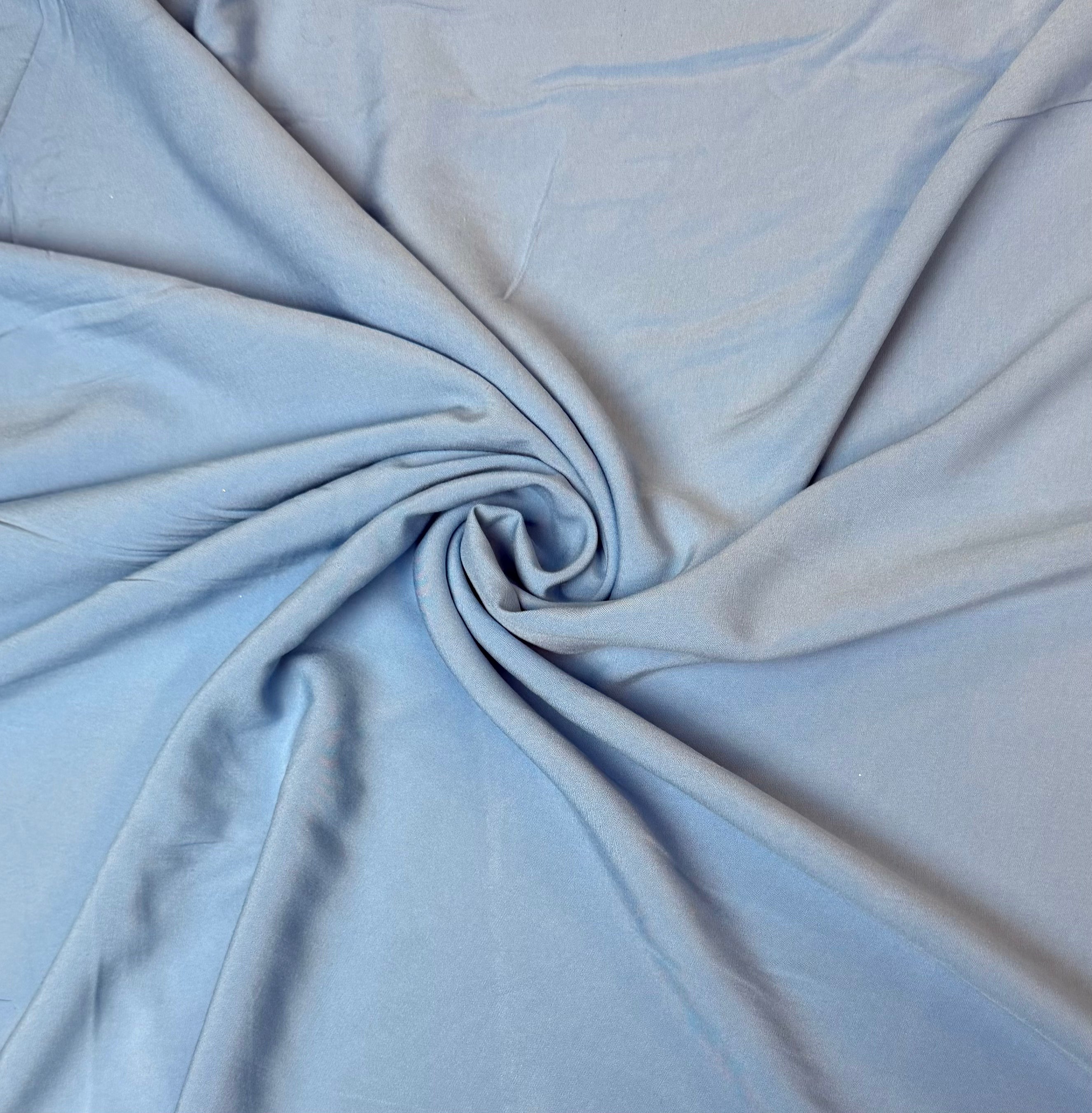 Silky Solid | Blue Rayon Challis