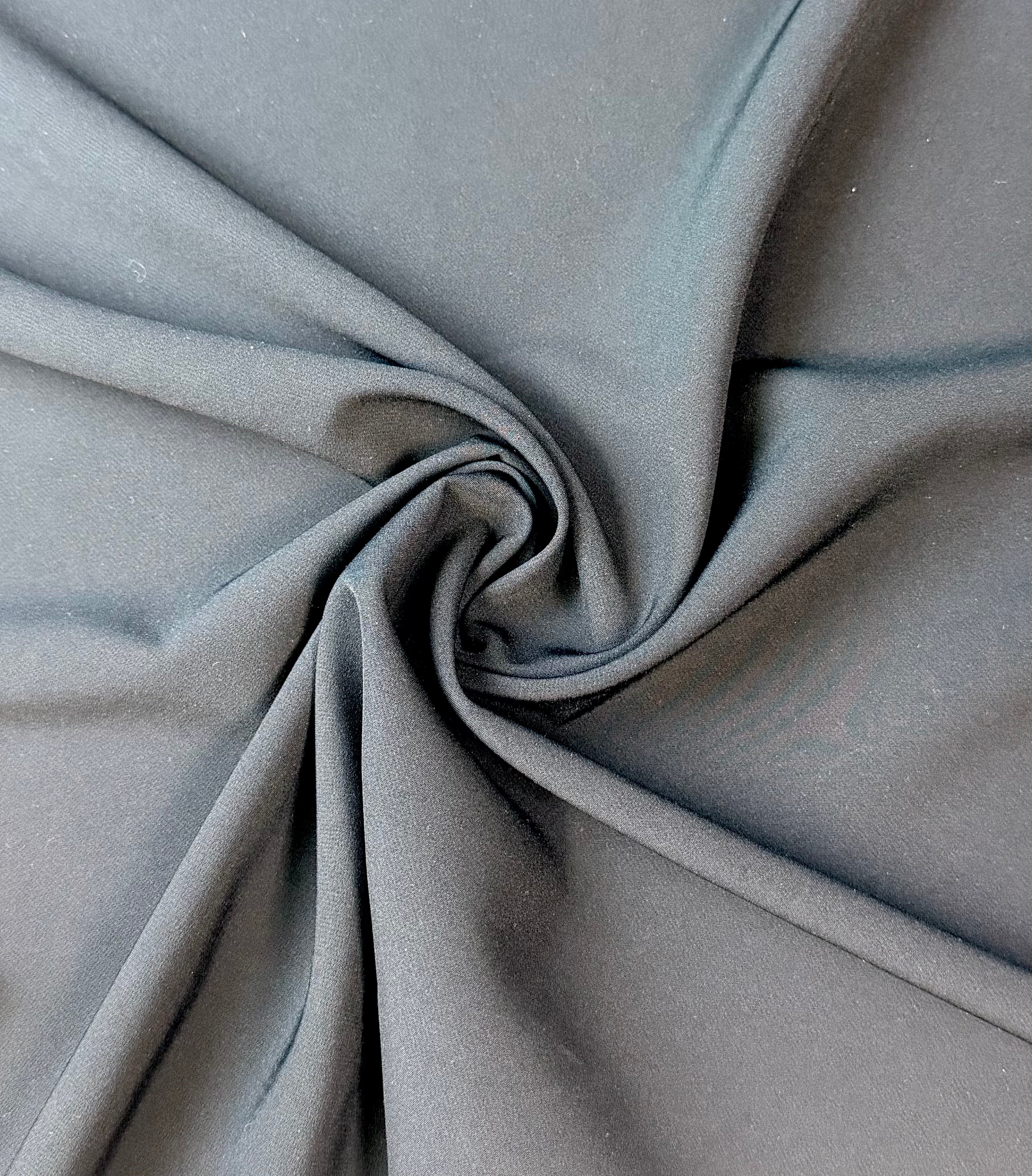 Black | Rayon Crinkle