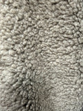 Light Grey Thick Curly Fleece | Sherpa