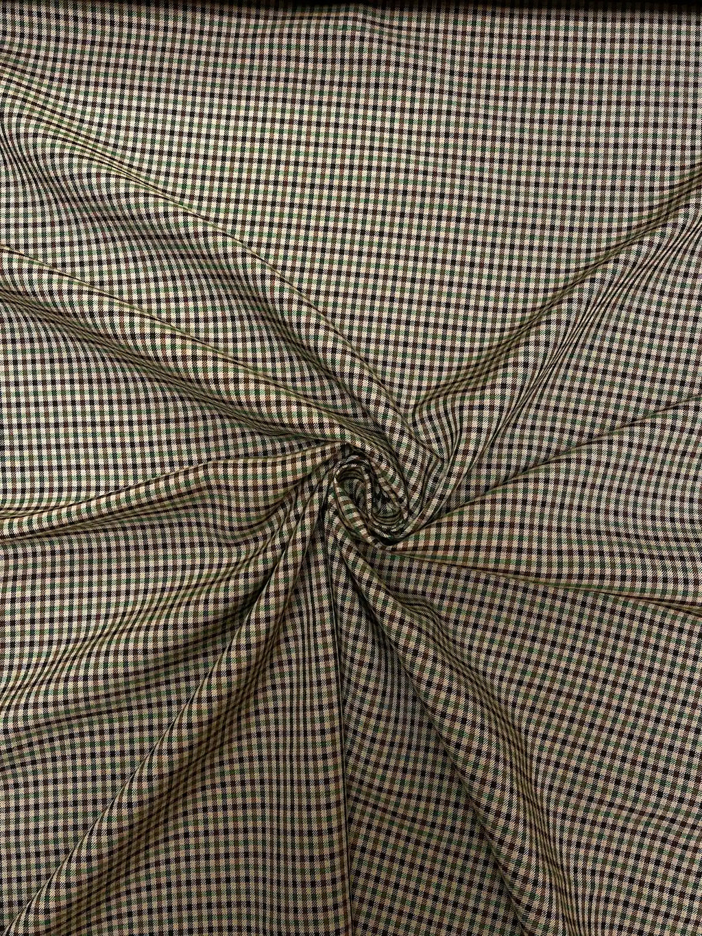 Balenciaga | Green, Gold, Black Gingham | Cotton