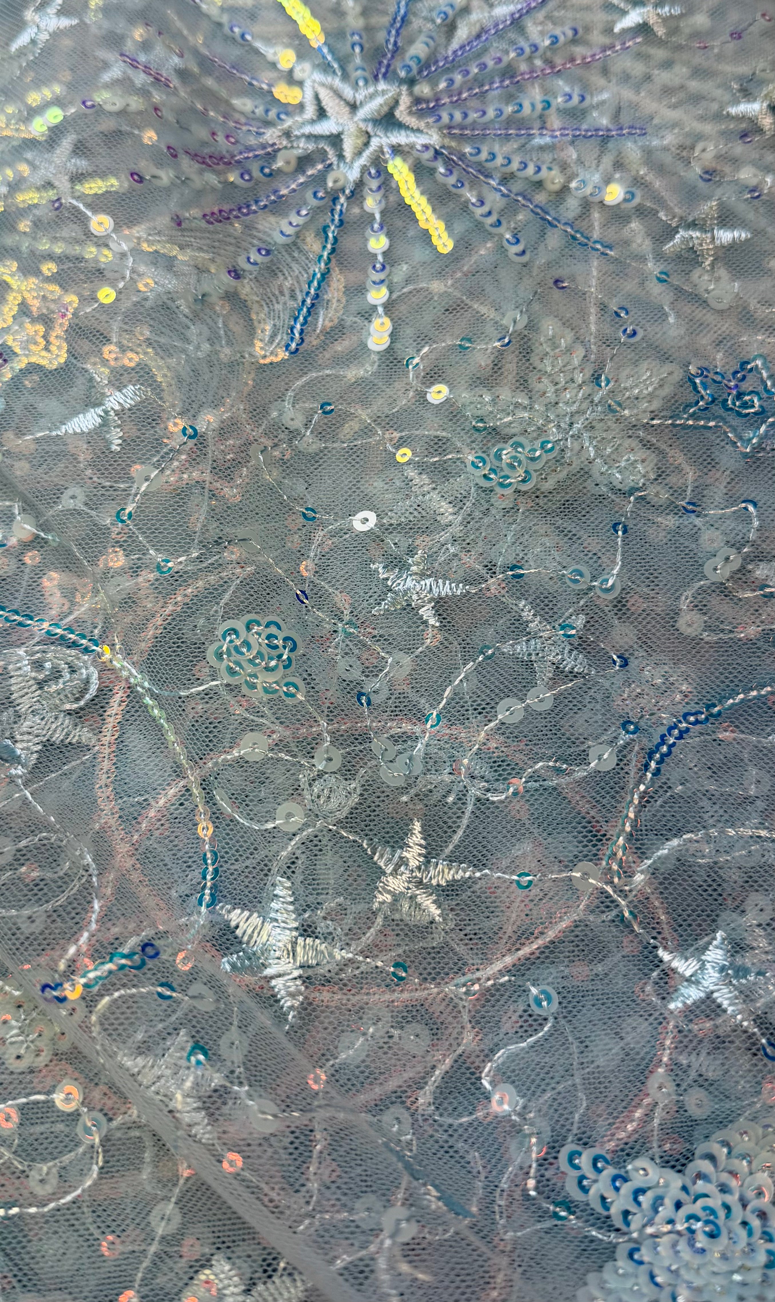 Blue Celestial Print | Mesh