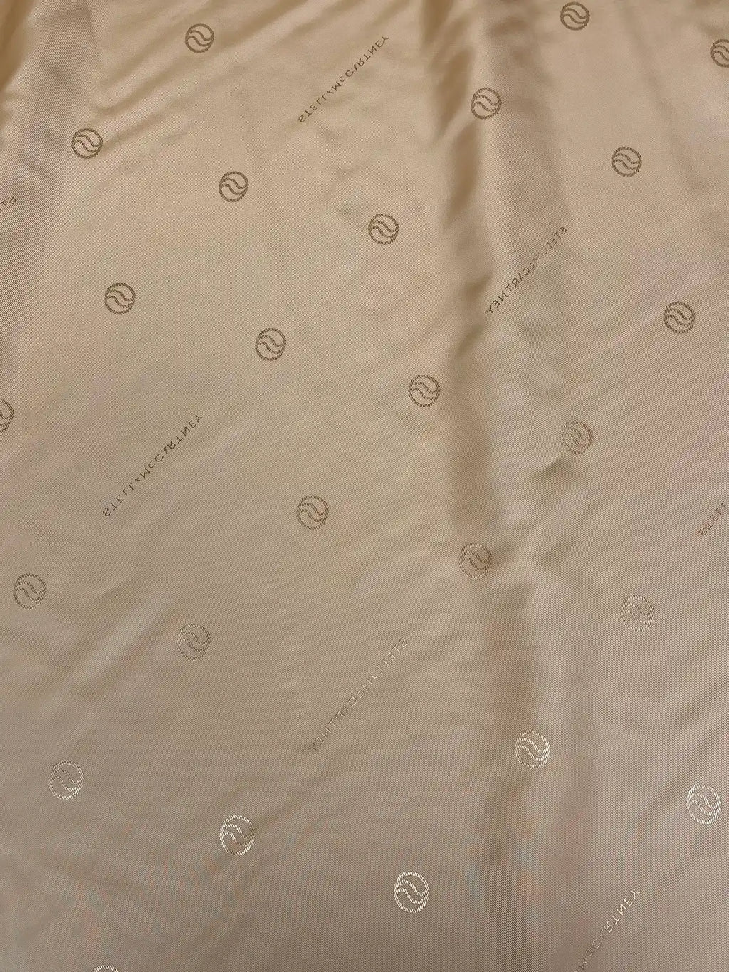 Beige Printed Lining | Viscose | Made in Italy