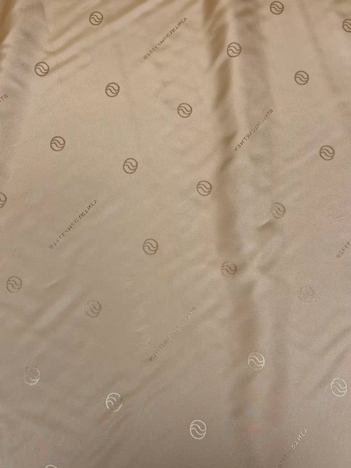 Beige Printed Lining | Viscose | Made in Italy