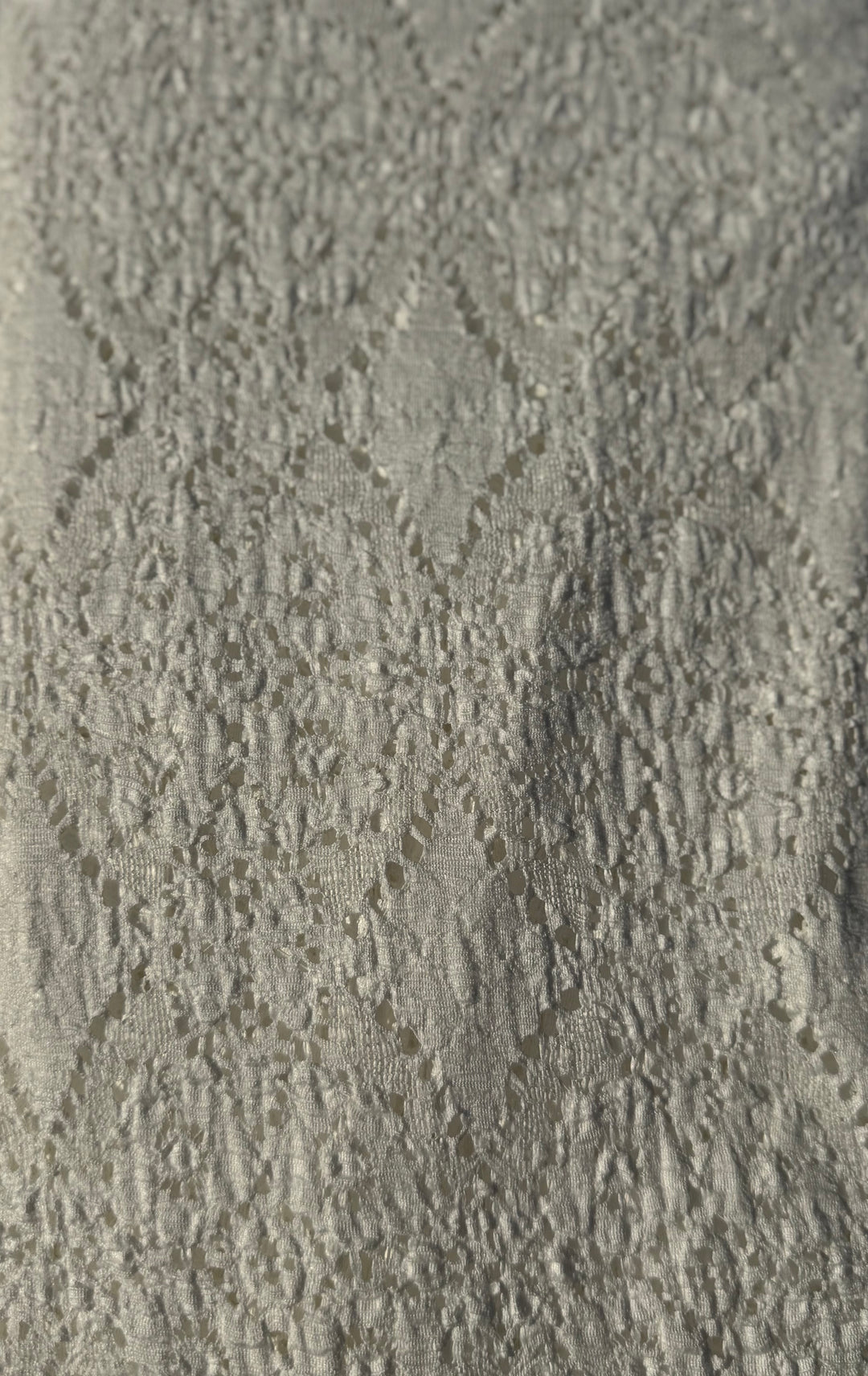 Ivory Diamond Lace | Poly Cotton Blend