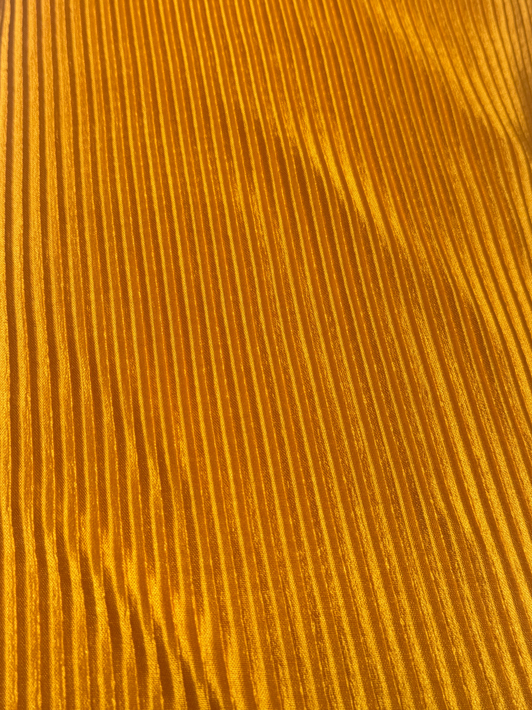 Pleated Interlock in Gold | Knit Solids