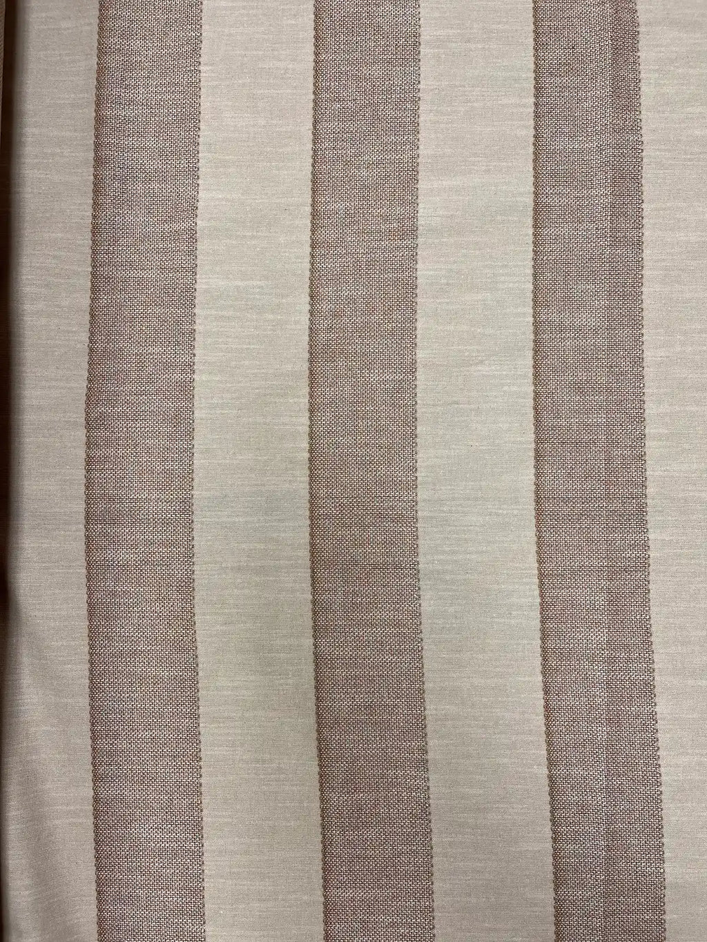 Brown and Tan Stripe | Linen Blend | Made in Italy