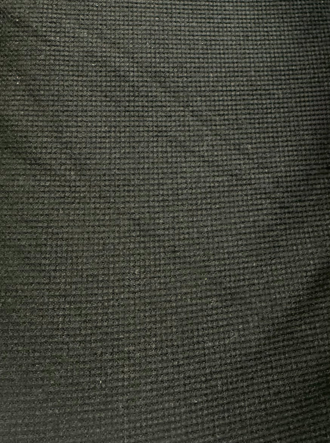 Black Waffle Knit | Solid Knit
