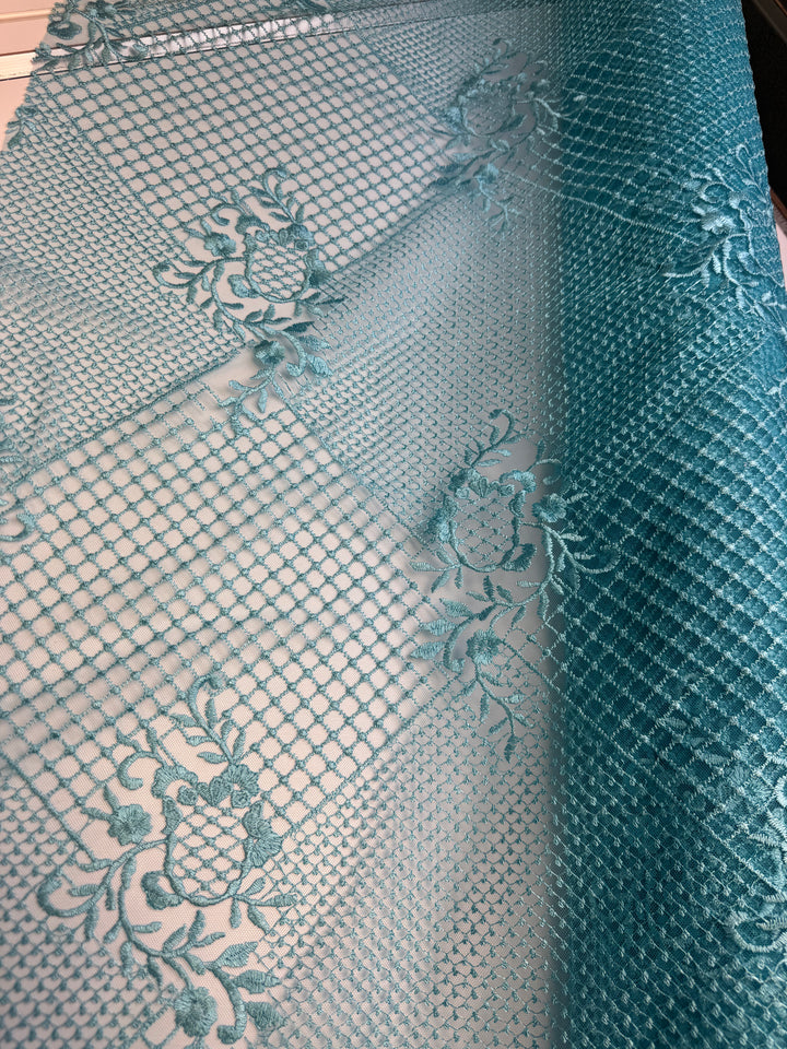 Blue Floral Lace | Lace