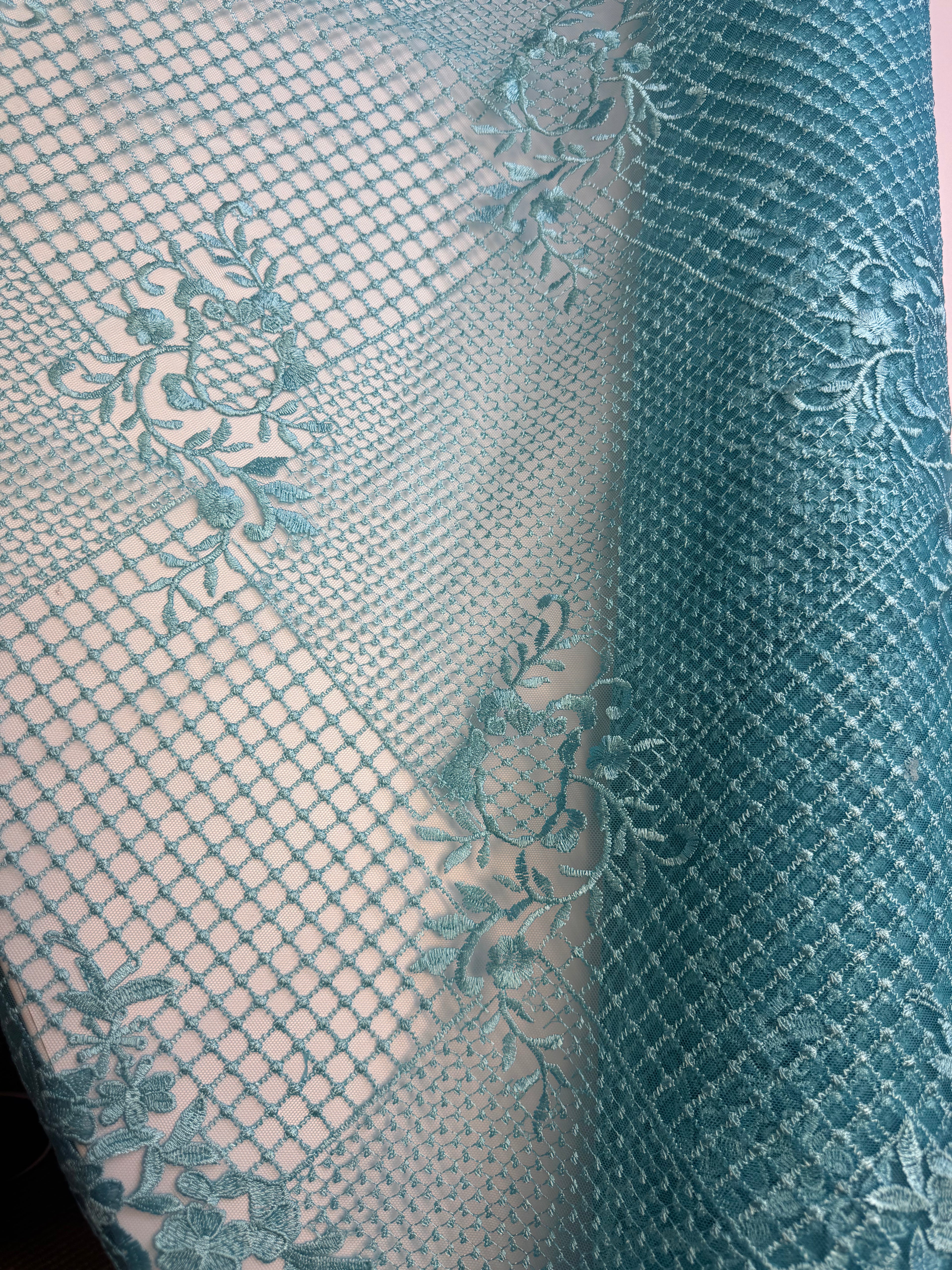 Blue Floral Lace | Lace