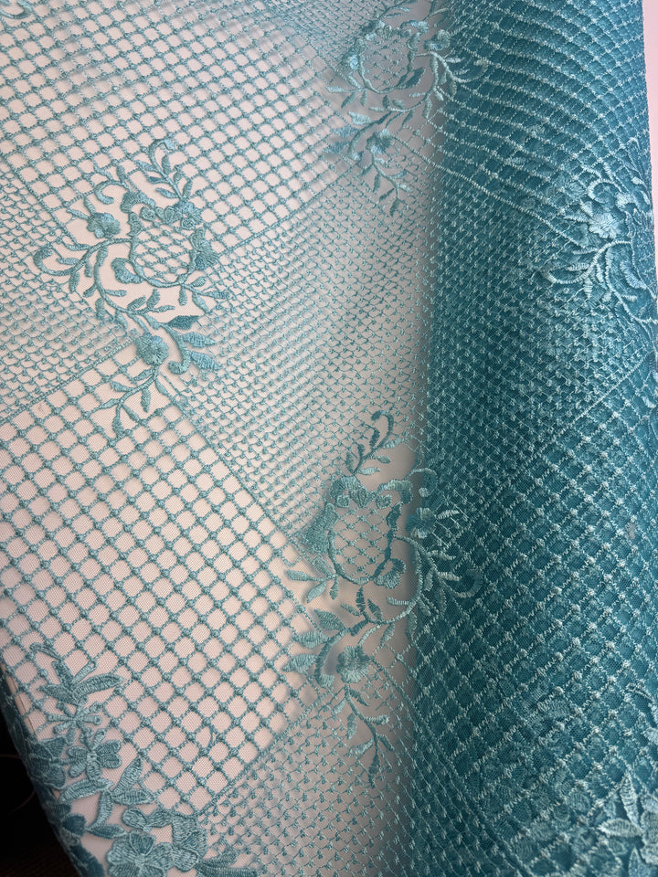 Blue Floral Lace | Lace