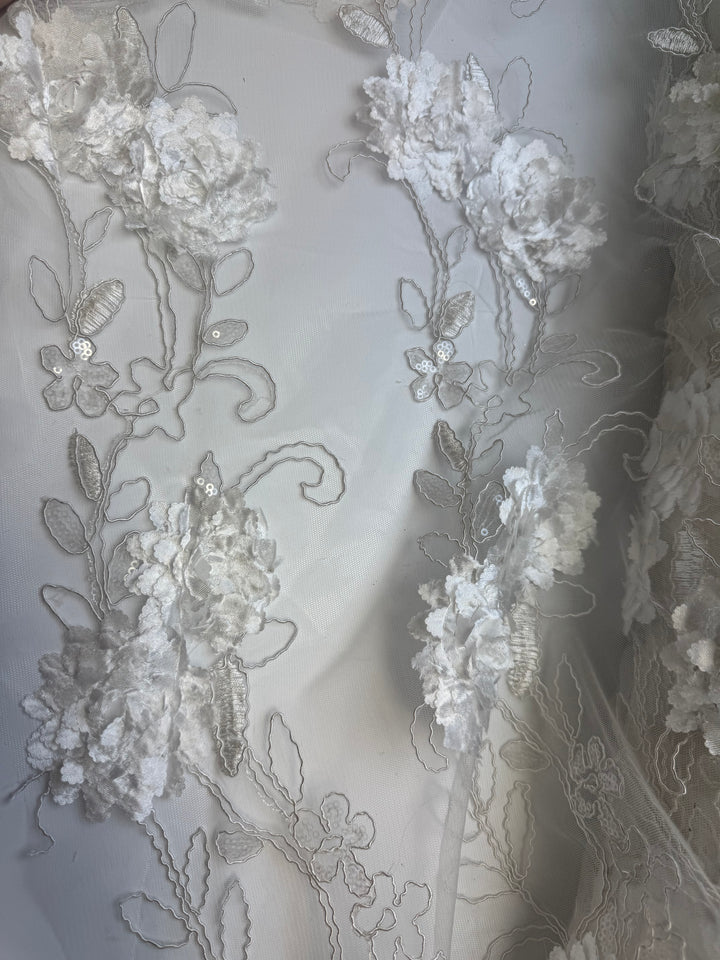 White Lace in Floral | Lace