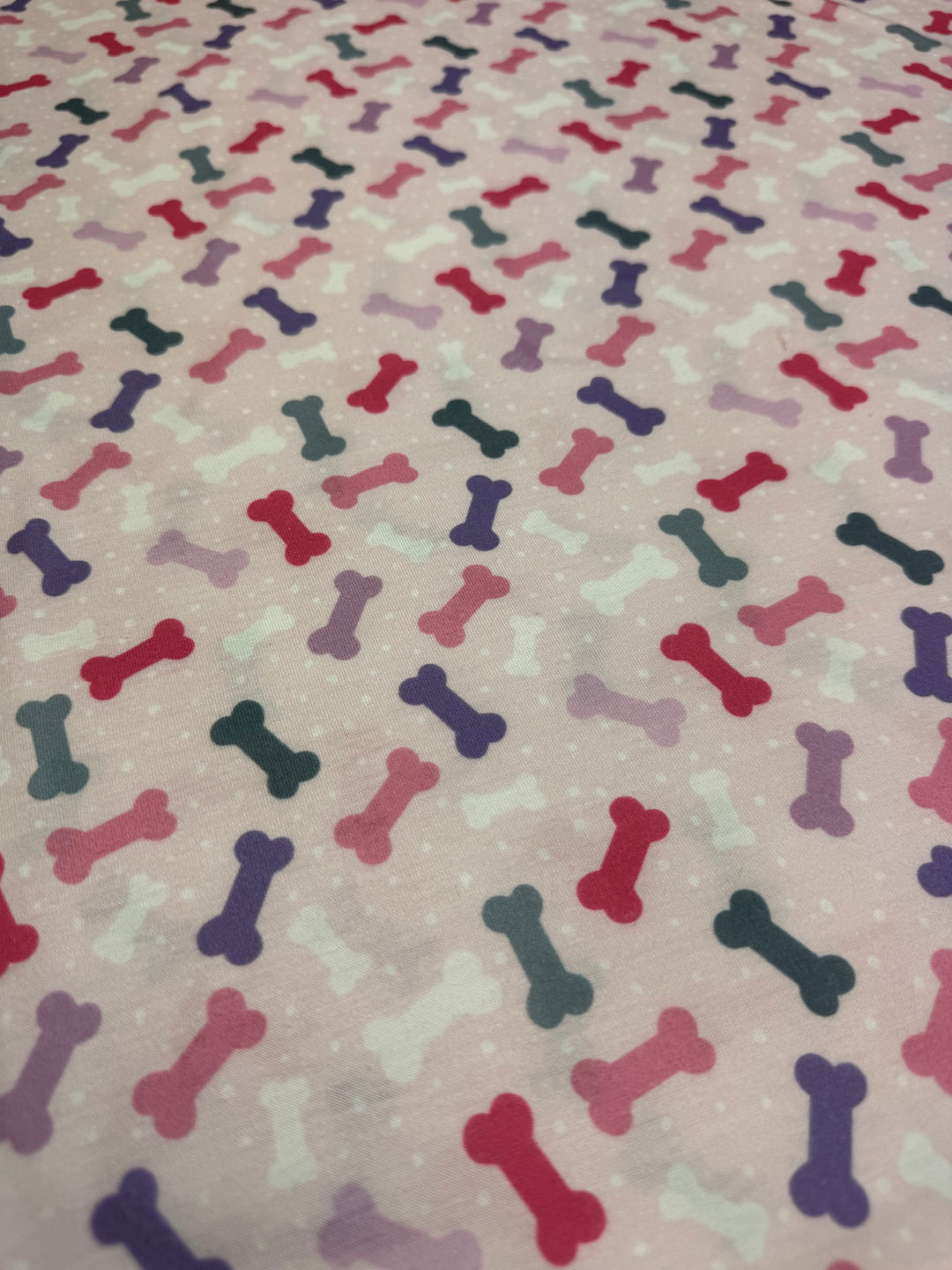 Pink with Dog Bones |  Children's Patterns