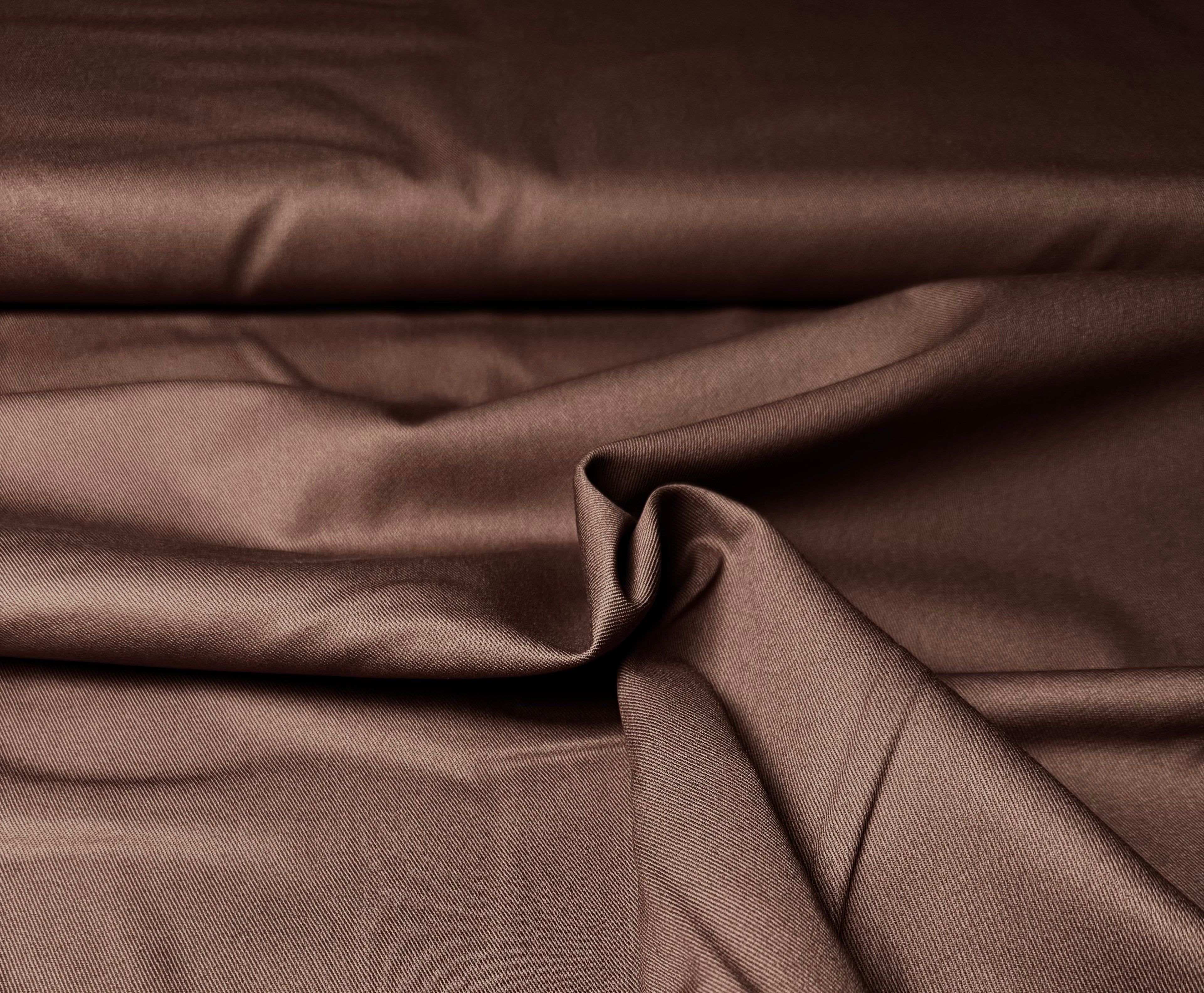 Brown | Solid Twill