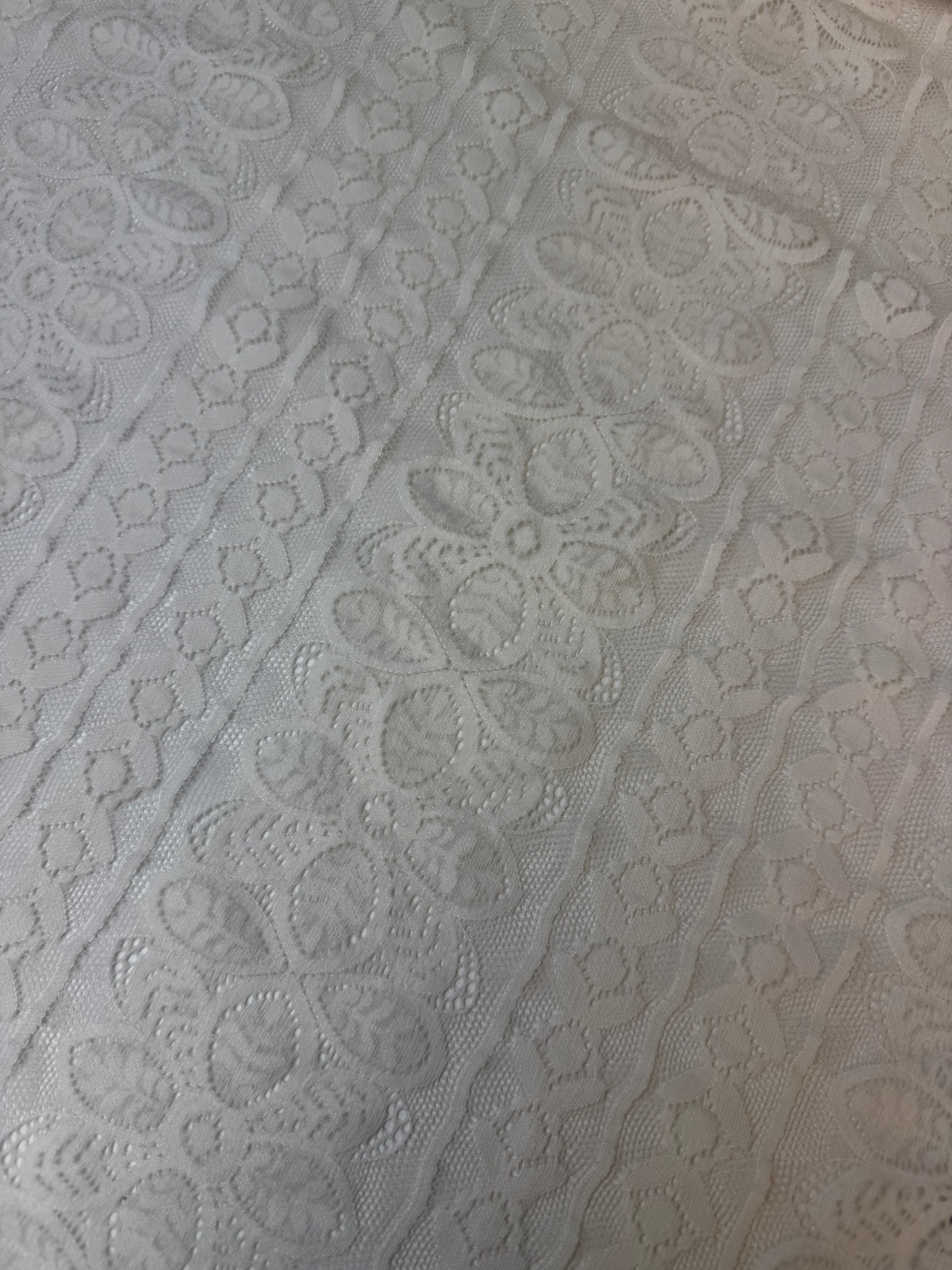 Ivory | Stretch Lace