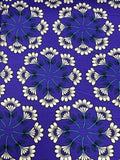 Floral Kaleidoscope Print in Violet | Viscose
