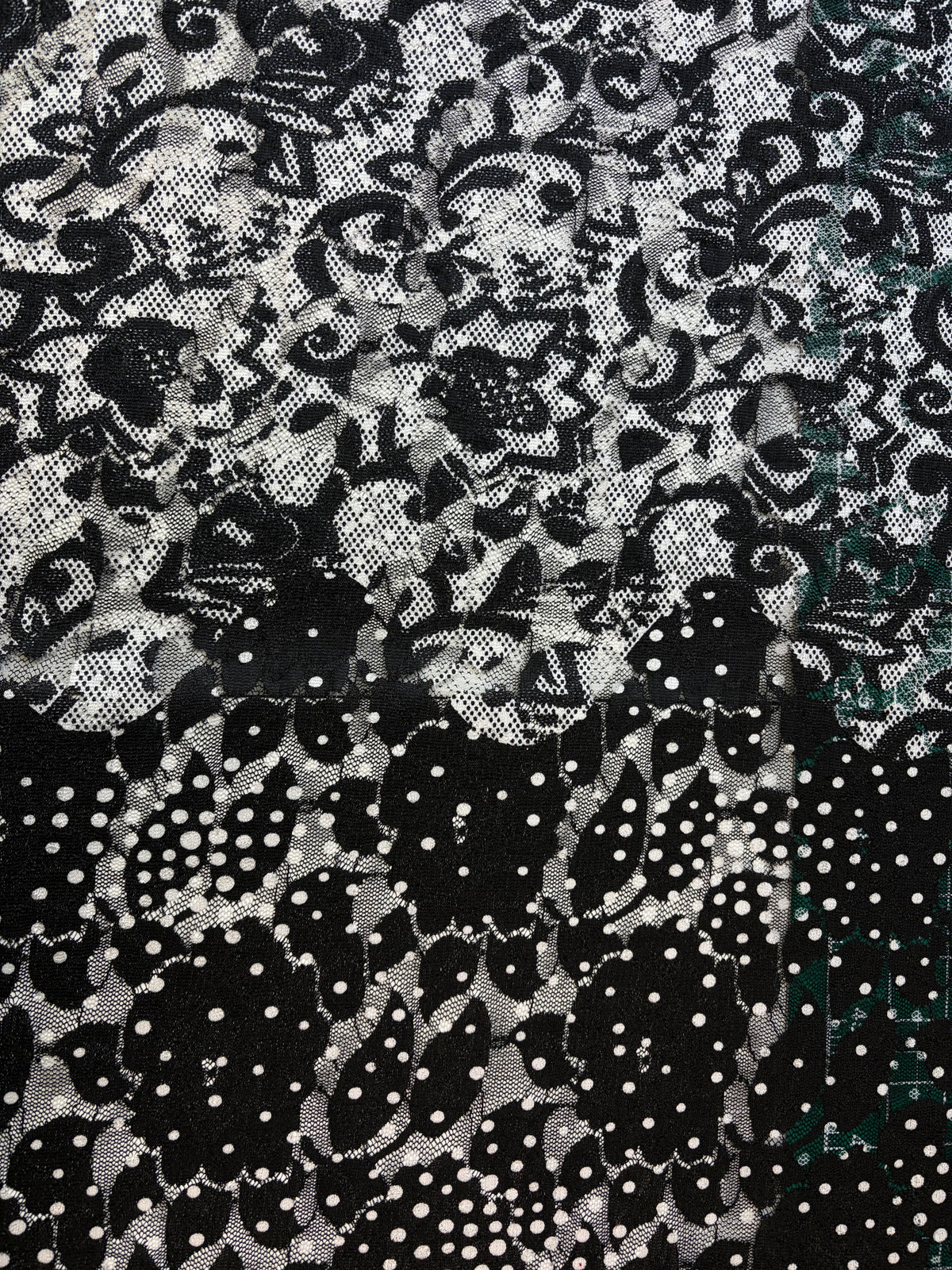 Black and White Florals | Lace