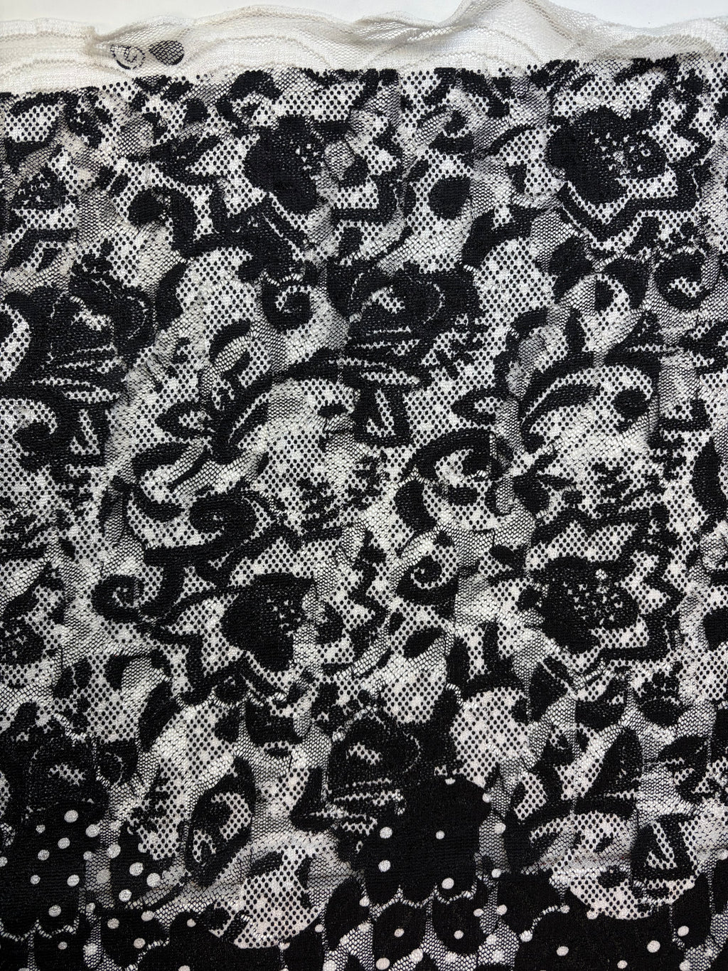 Black and White Florals | Lace