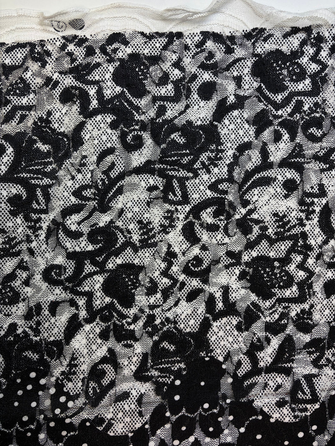 Black and White Florals | Lace