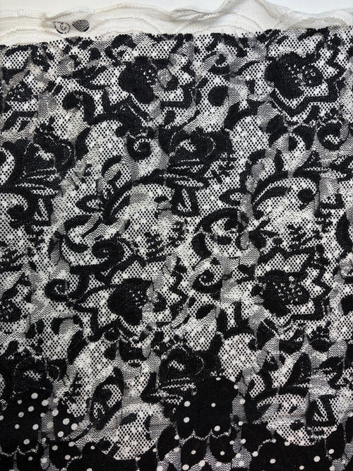Black and White Florals | Lace
