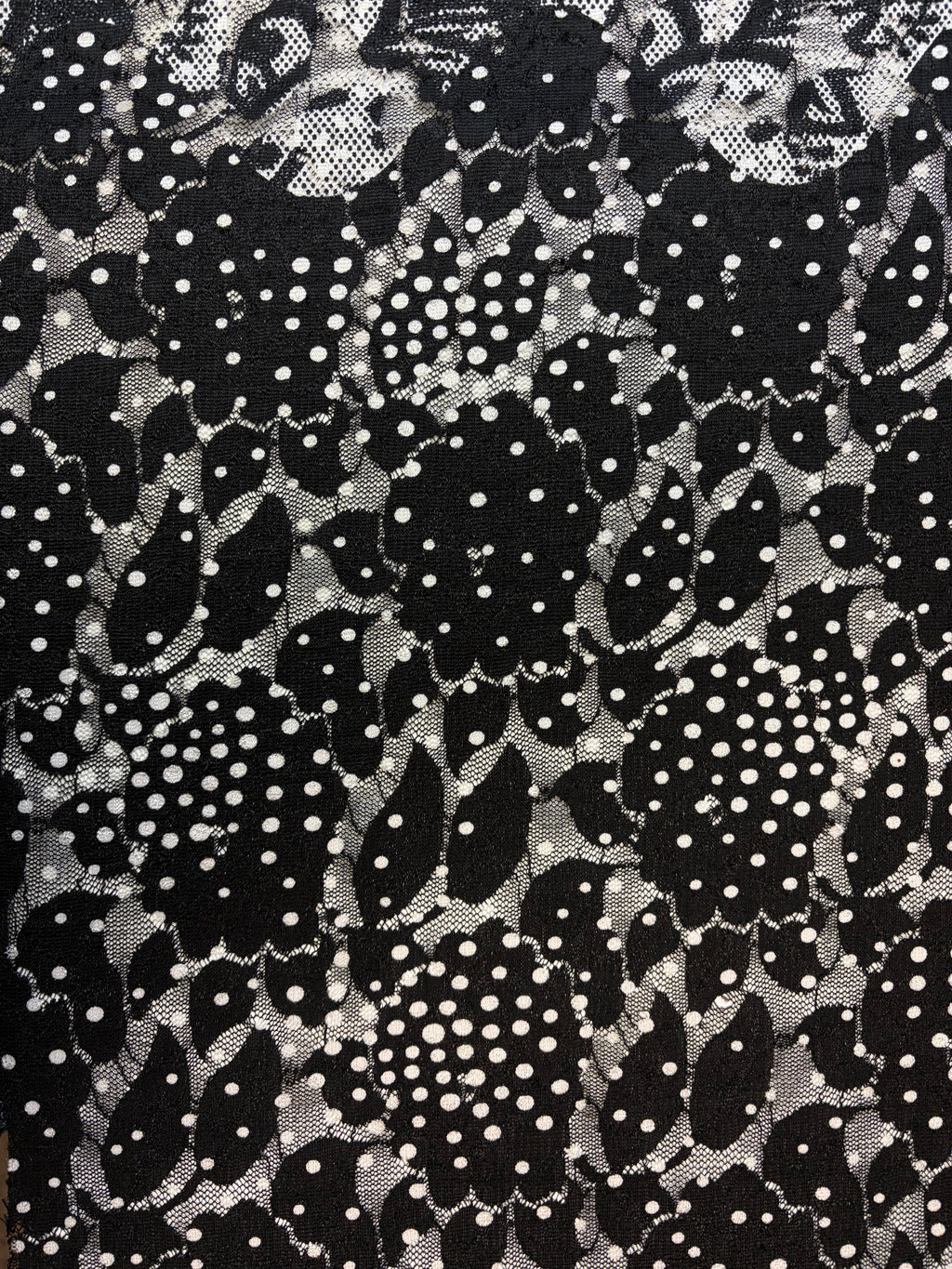 Black and White Florals | Lace