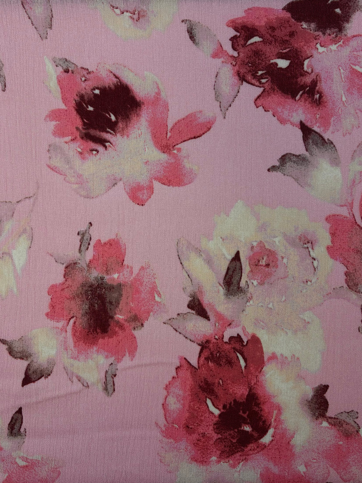 Pink on Pink Florals | Rayon Crepe