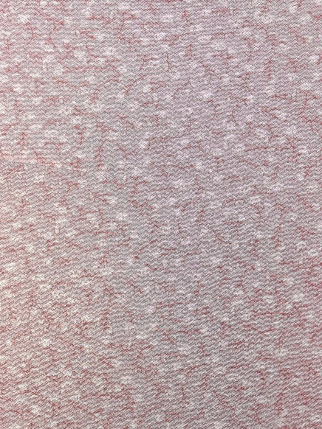 Baby Pink Ditsy Floral | Rayon Crinkle