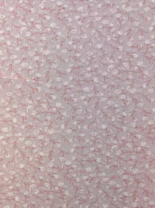 Baby Pink Ditsy Floral | Rayon Crinkle
