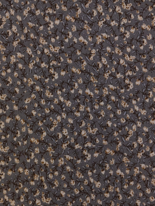Ash Ditsy Floral | Rayon Crinkle