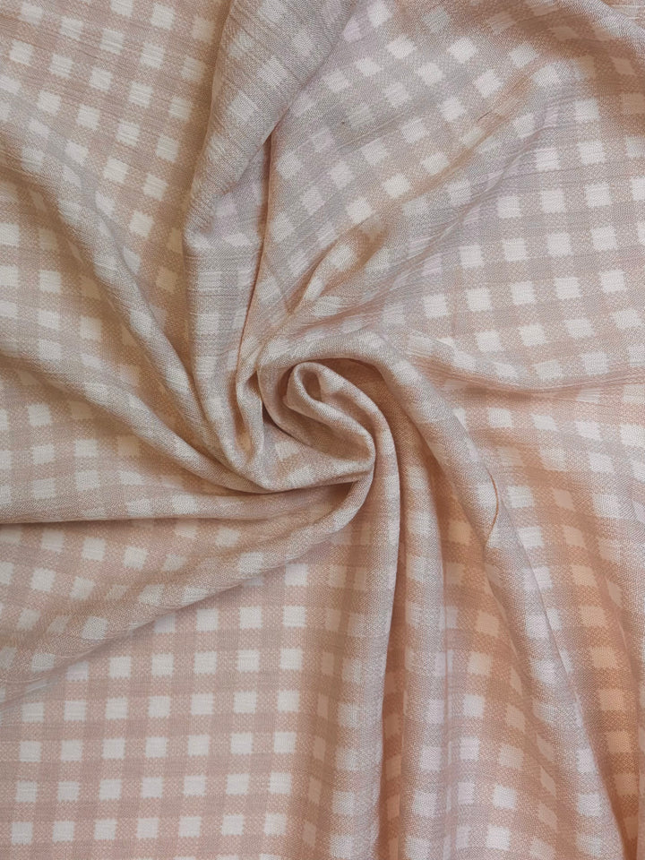 Sun Kissed Plaid | Rayon Crinkle