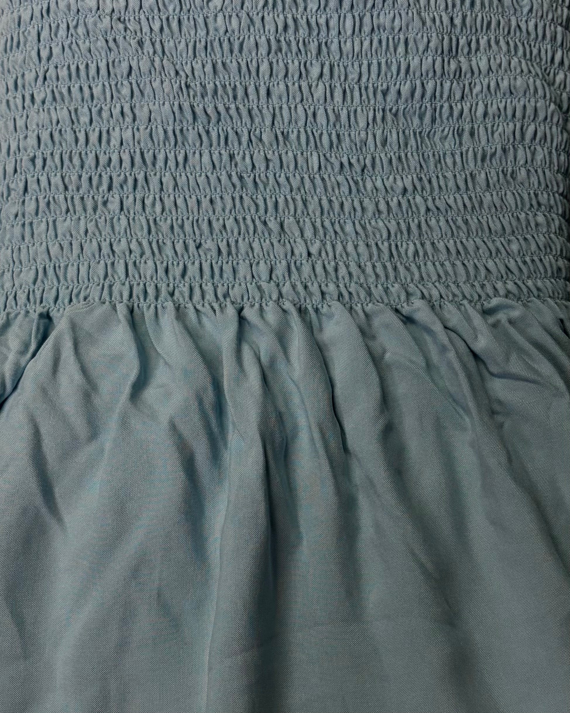 Light Blue | Smocked Cotton