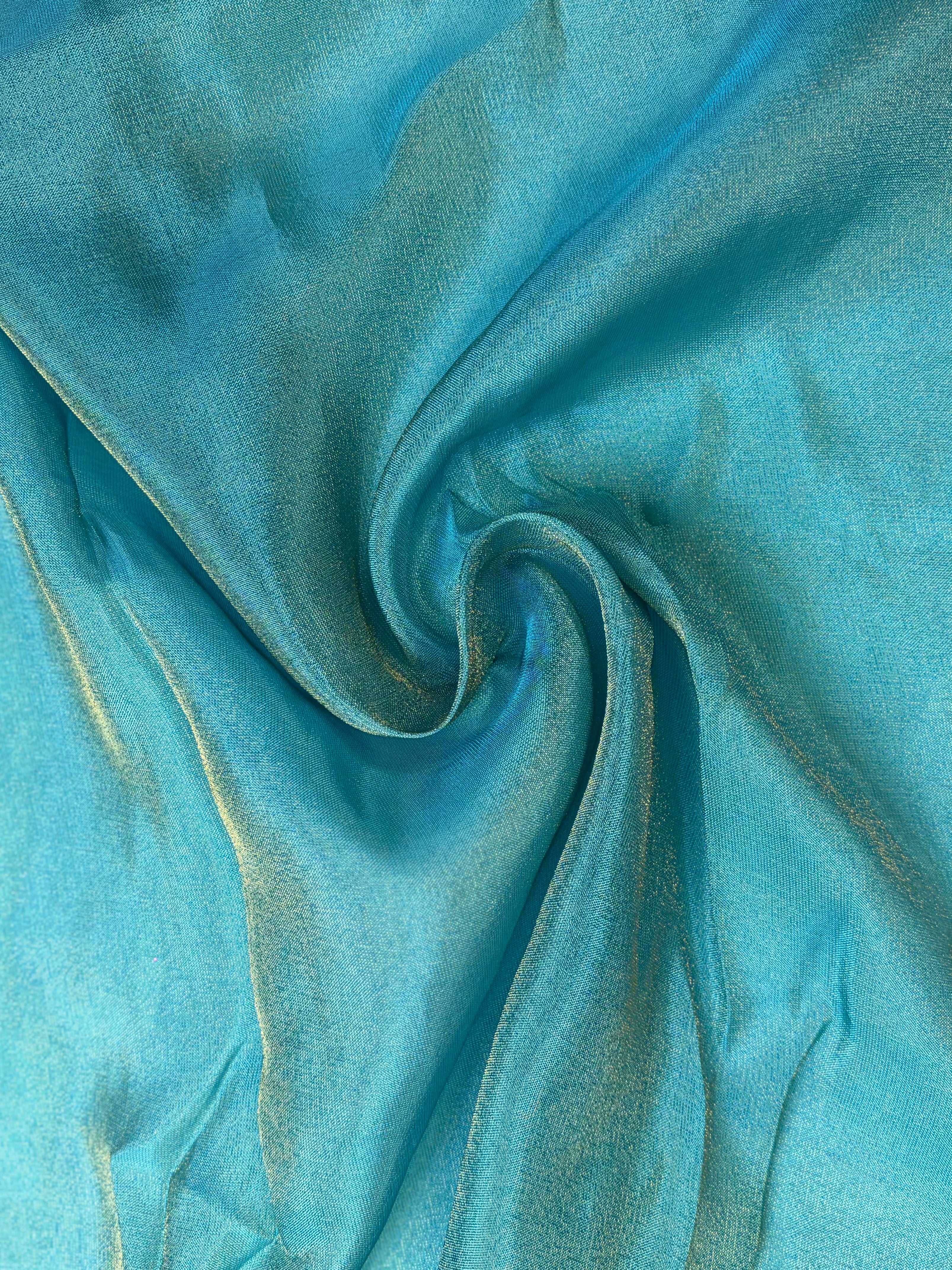 Iridescent Sky Blue | Silk