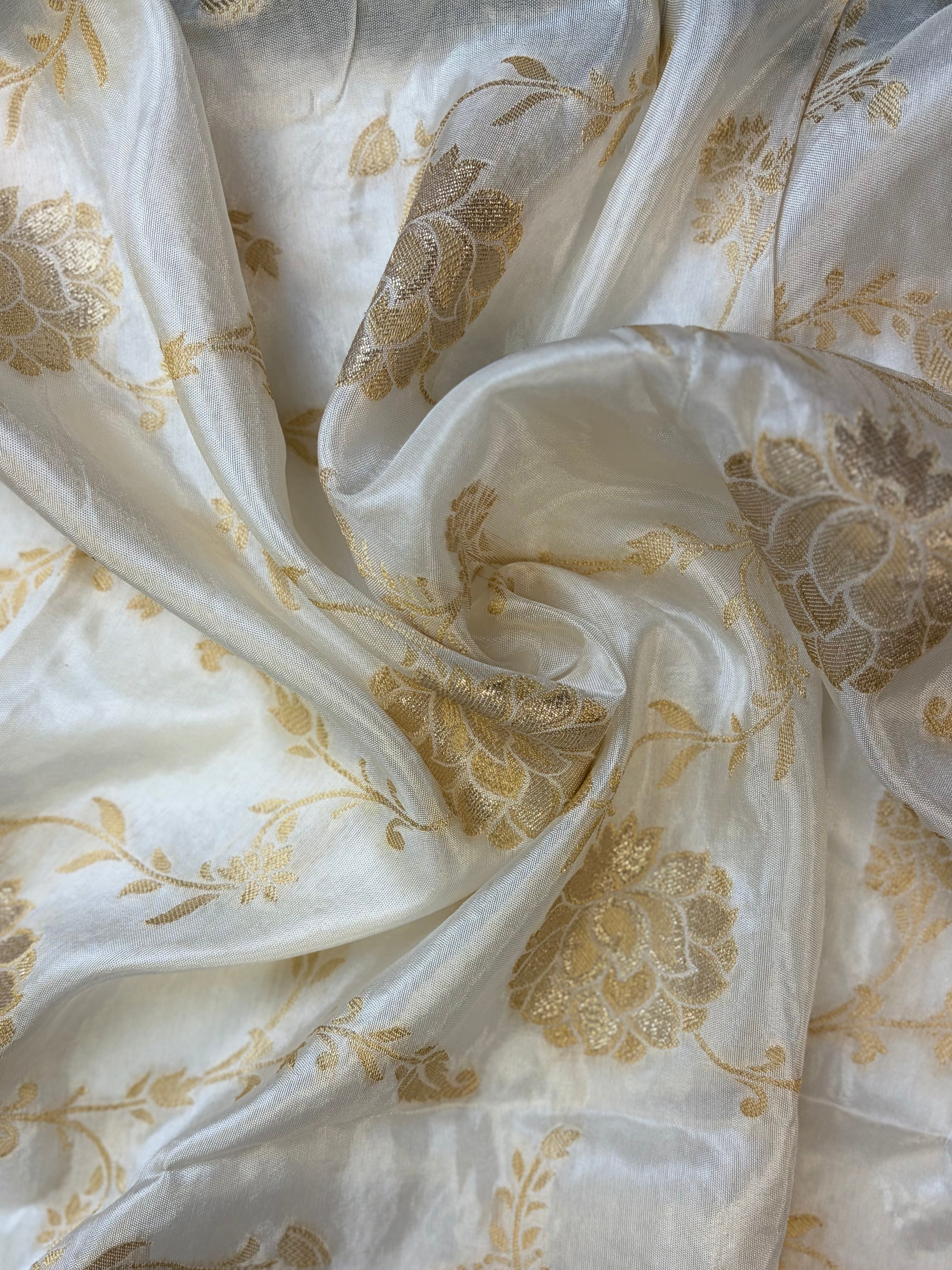 Cream and Gold |  Silk