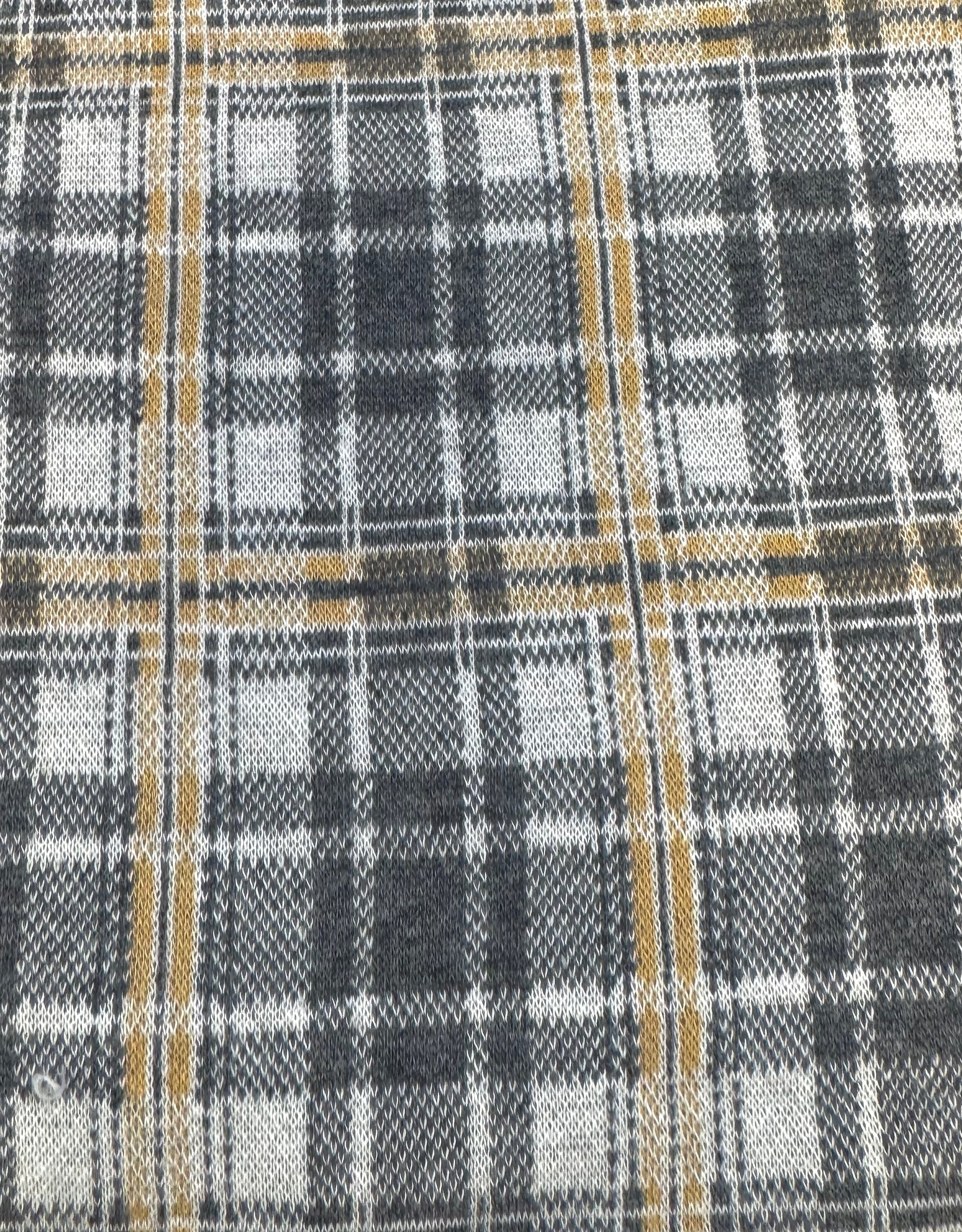 Grey and Yellow | Plaid