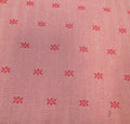 Peach Quilted Twill Fabric | Linen Twill