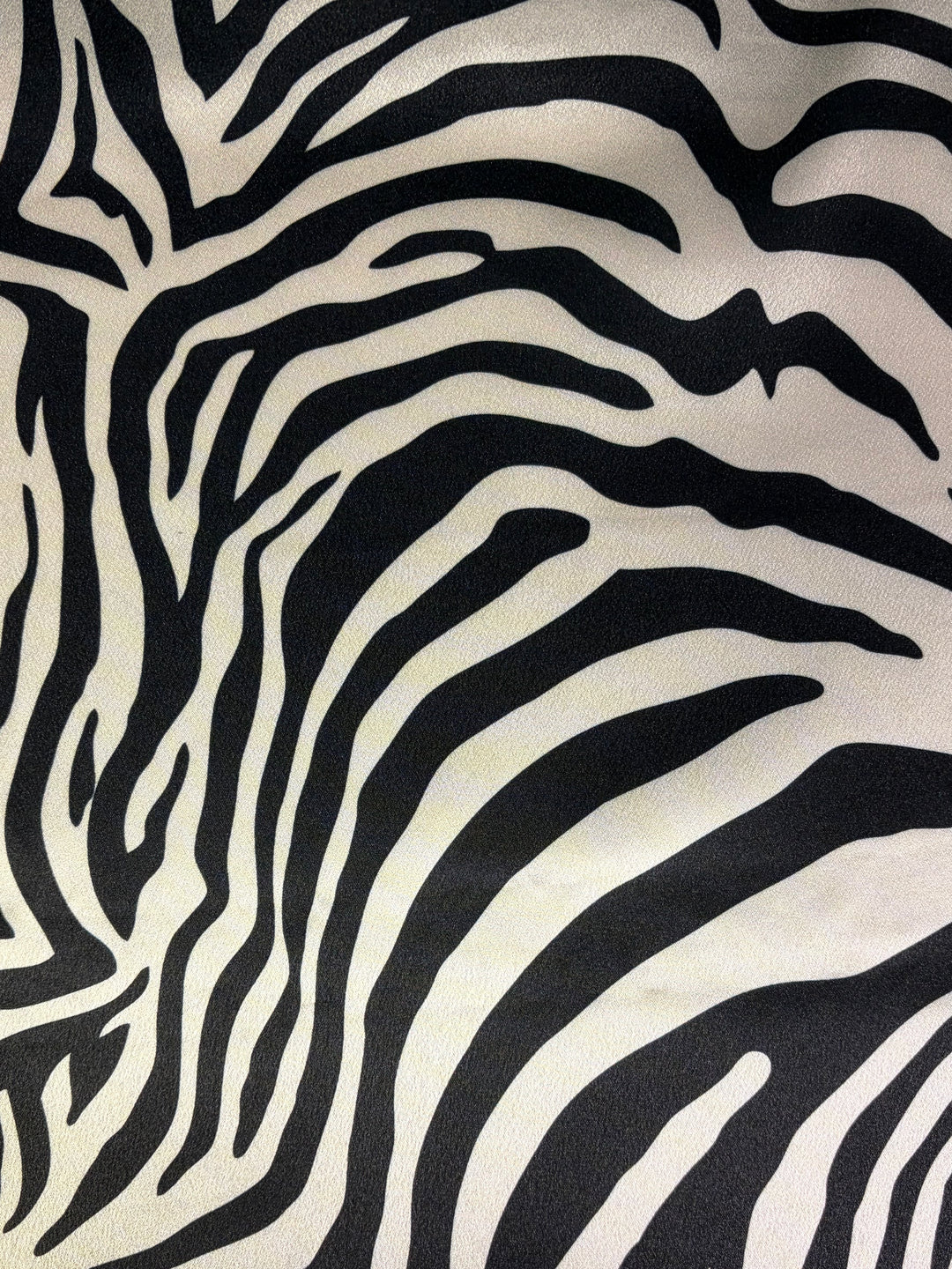 Oversized Zebra Charmeuse