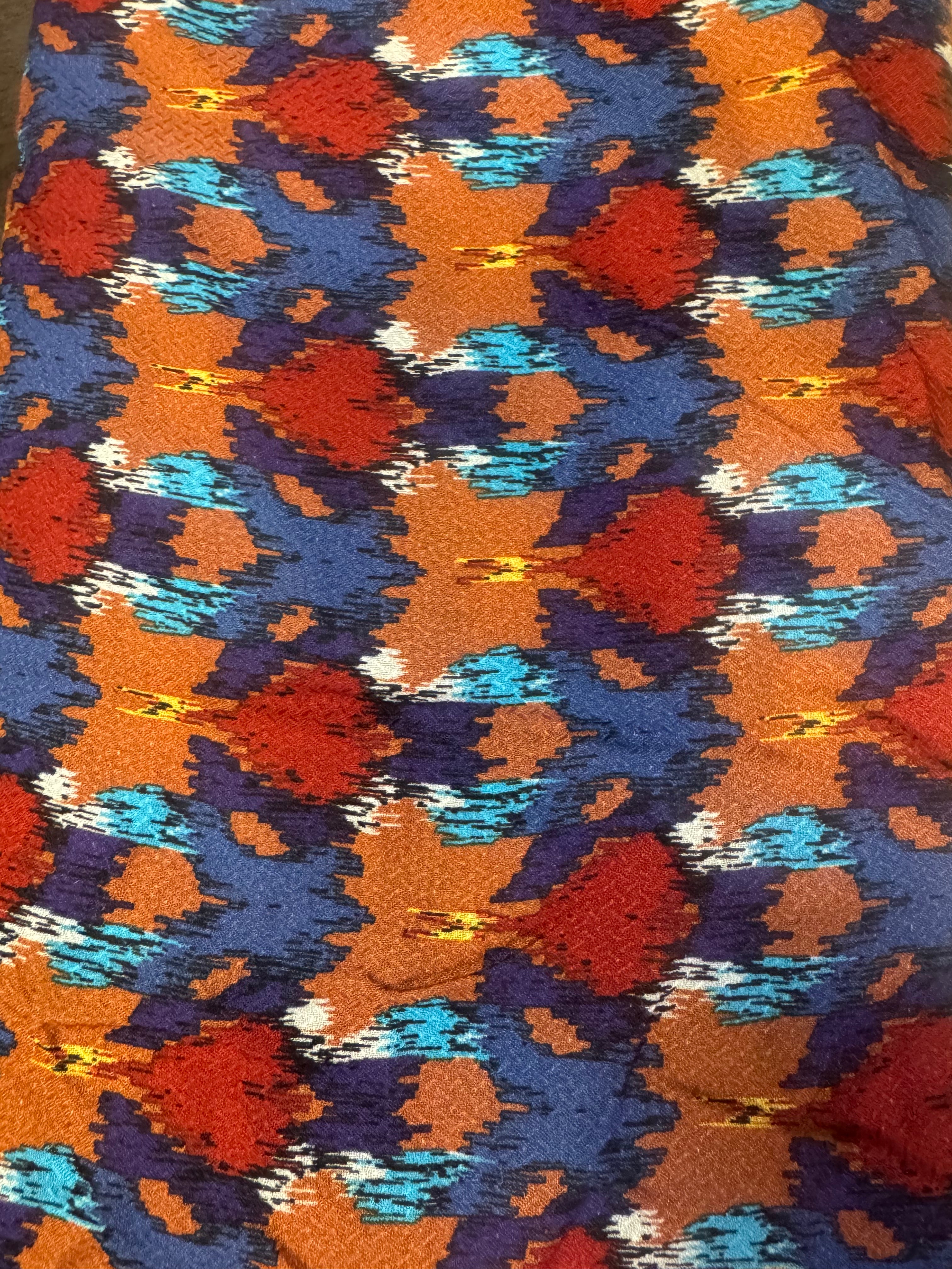 Brown and Blue | Rayon
