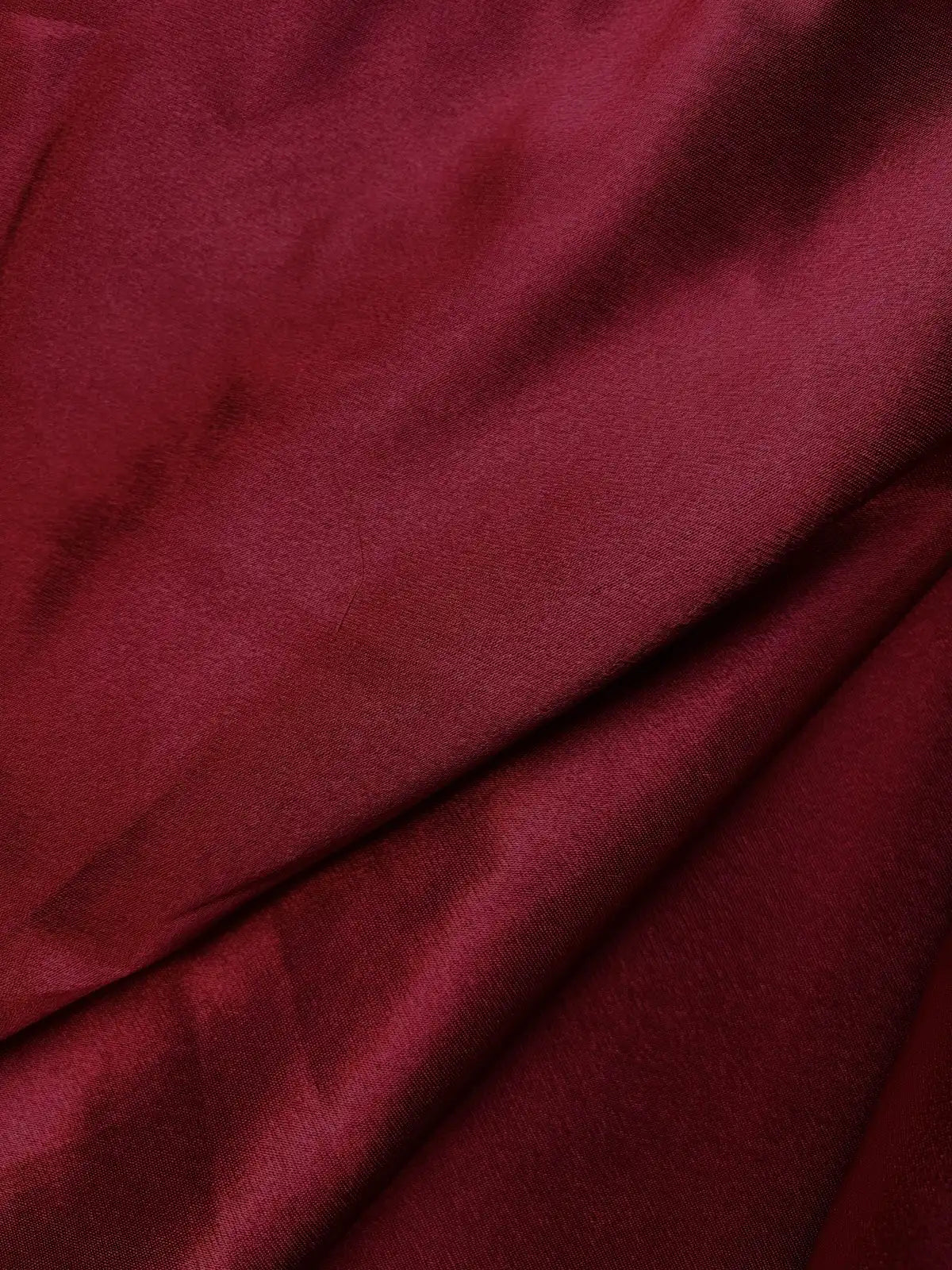 Burgundy Solid Color | Satin