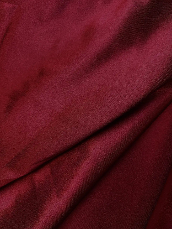 Burgundy Solid Color | Satin