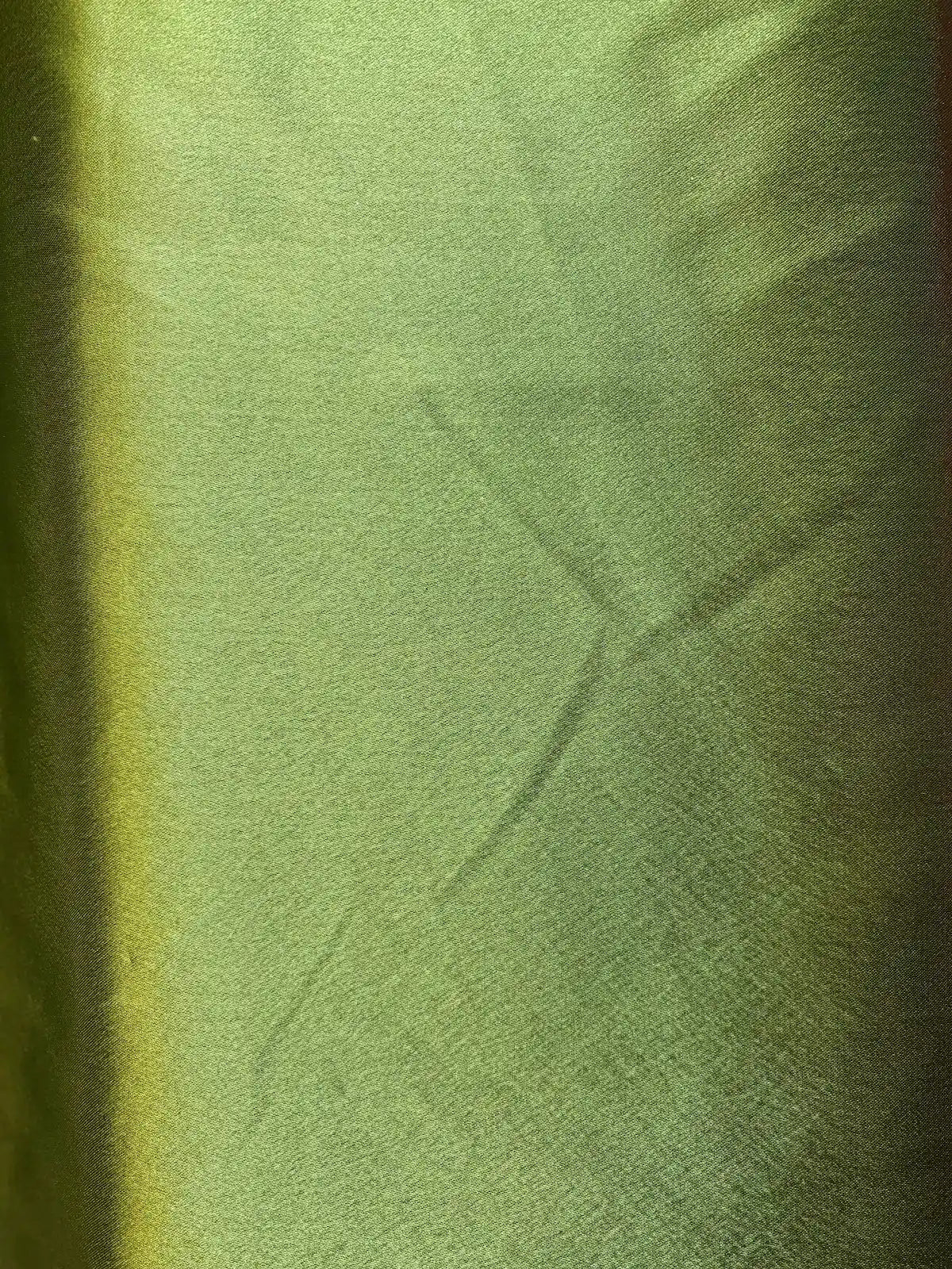 Apple Green Solid Color | Satin