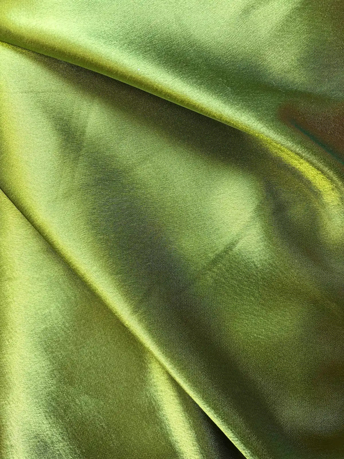 Apple Green Solid Color | Satin