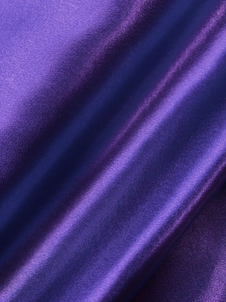 Purple Solid Color | Satin