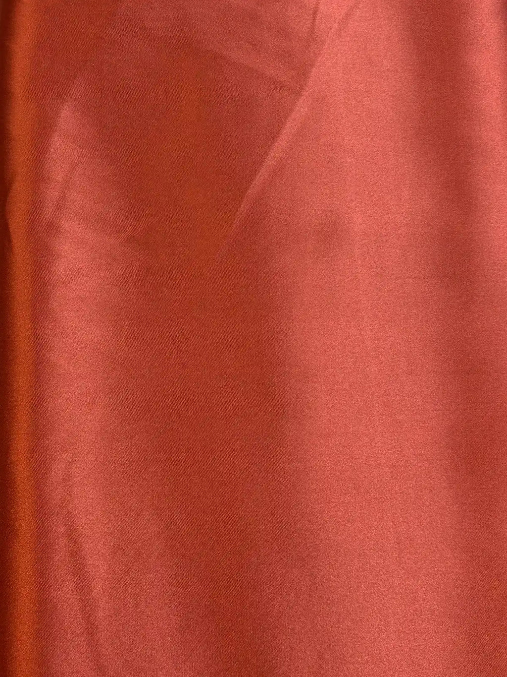 Burnt Orange Solid Color | Satin