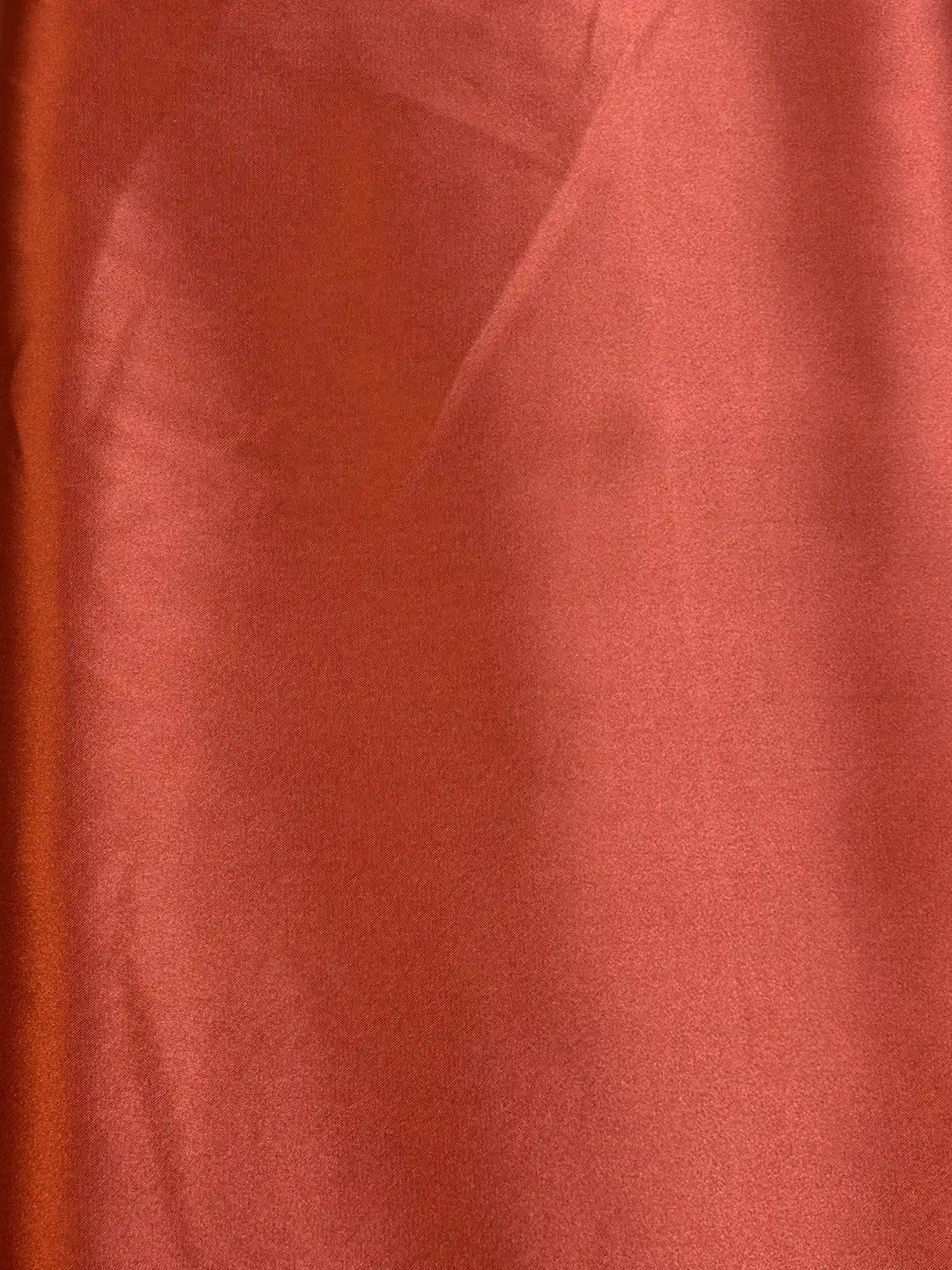 Burnt Orange Solid Color | Satin