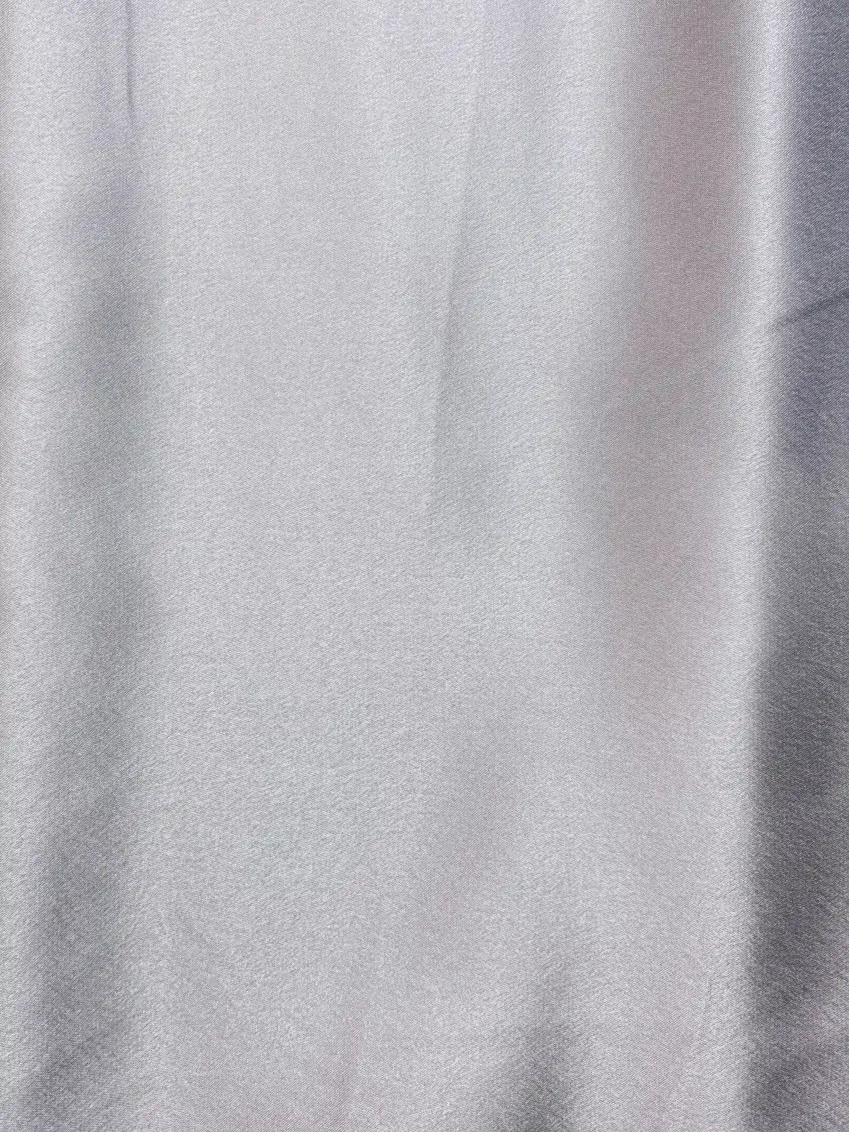 Silver Solid Color | Satin