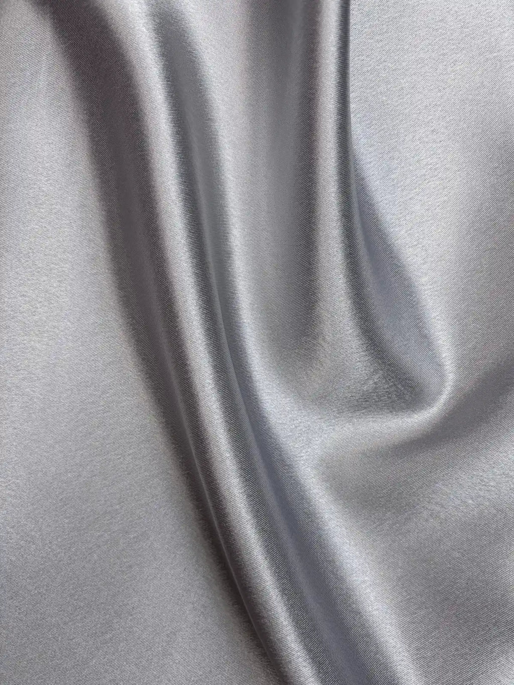 Silver Solid Color | Satin