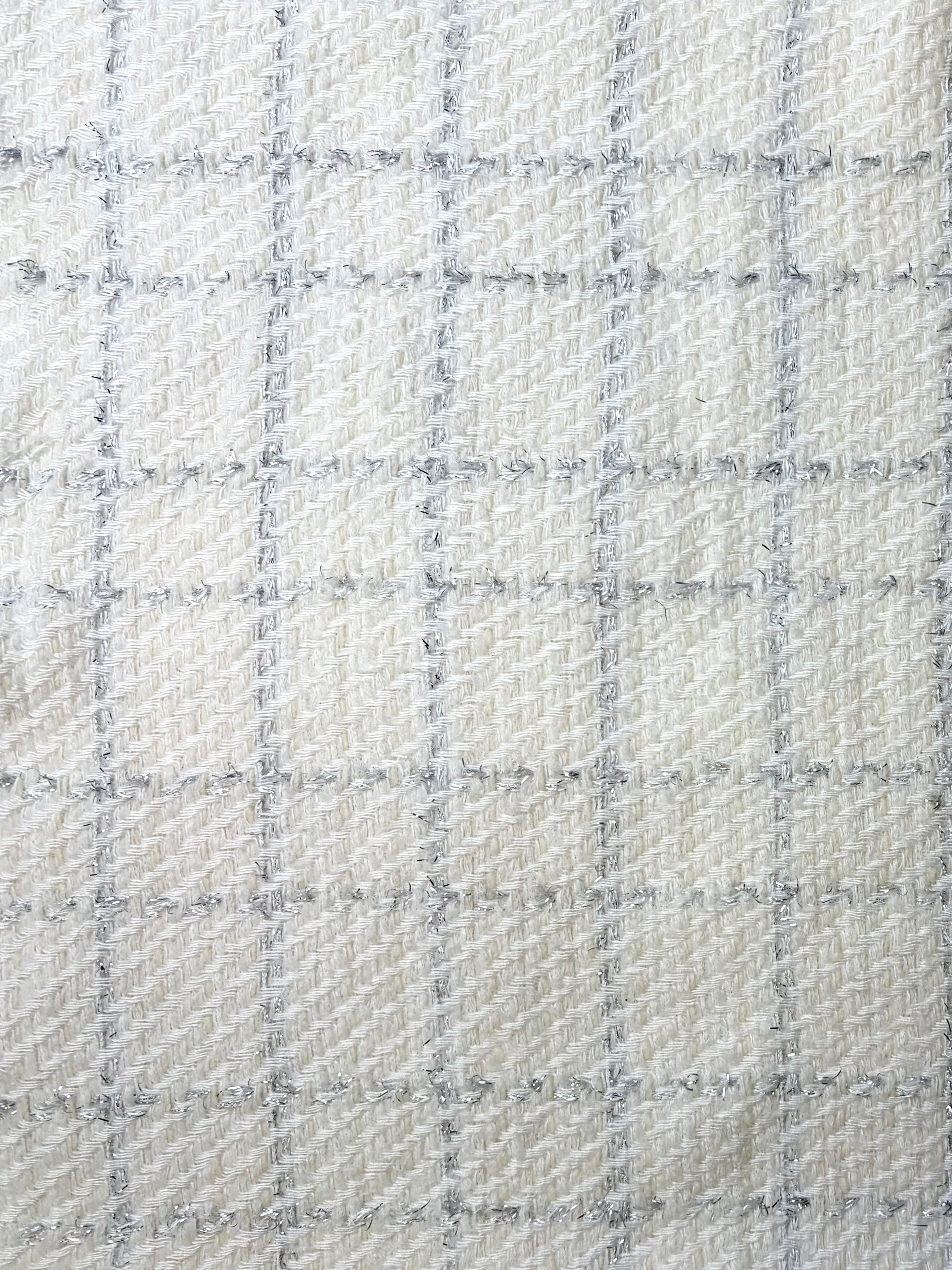 Cream Chanel Dead-stock Fabric | Tweed | Made in Italy